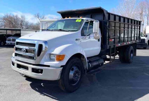 2008 FORD F750 SD XL 16ft Dump Truck 160k miles